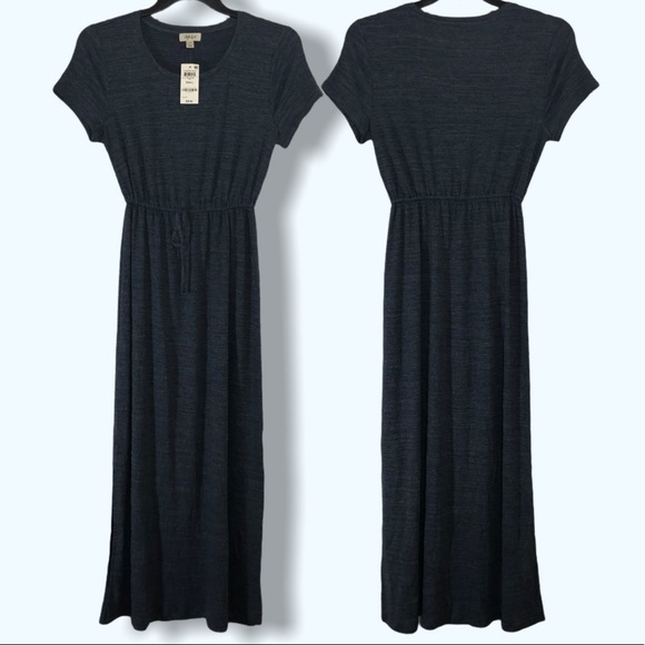 NWT Style & Co Heather Blue Midi Dress Sz Sm - Picture 1 of 7